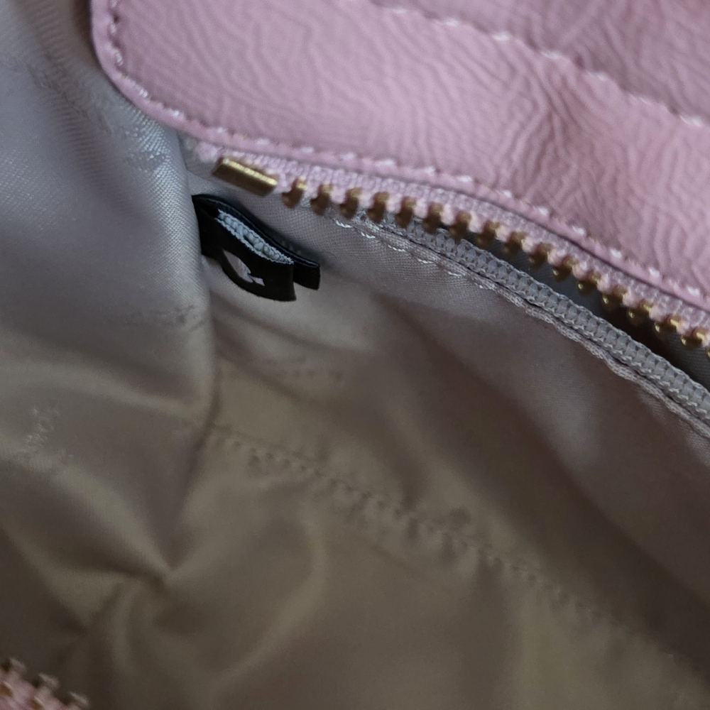 Kate Spade Jette Faux Shearling Pink Quartz Tote Bag New W/out Tags - Picture 5 of 9